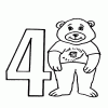 Číslice a písmenka omalovánky č.221