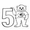 Číslice a písmenka omalovánky č.222