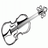 Hudební nástroje omalovánky č.582